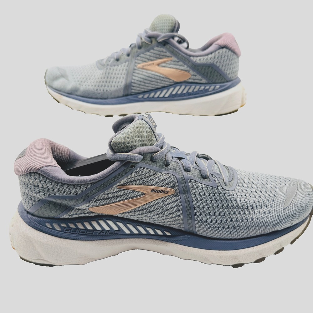 Brooks Adrenaline GTS 20 Women's Size 8 B (Medium) Running Shoes‎ Gray Peach